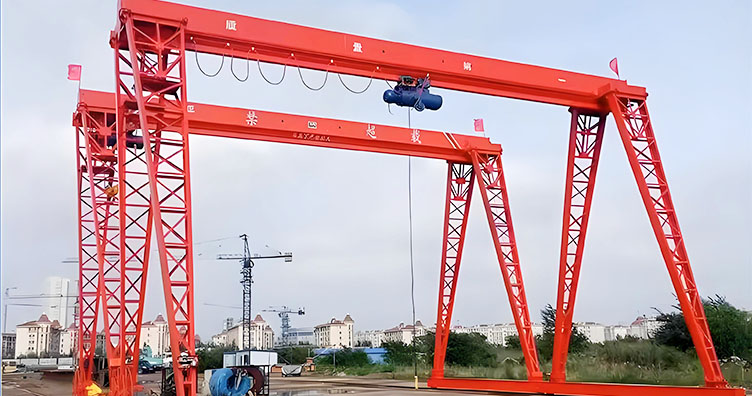 Однобалочный козловой кран MH