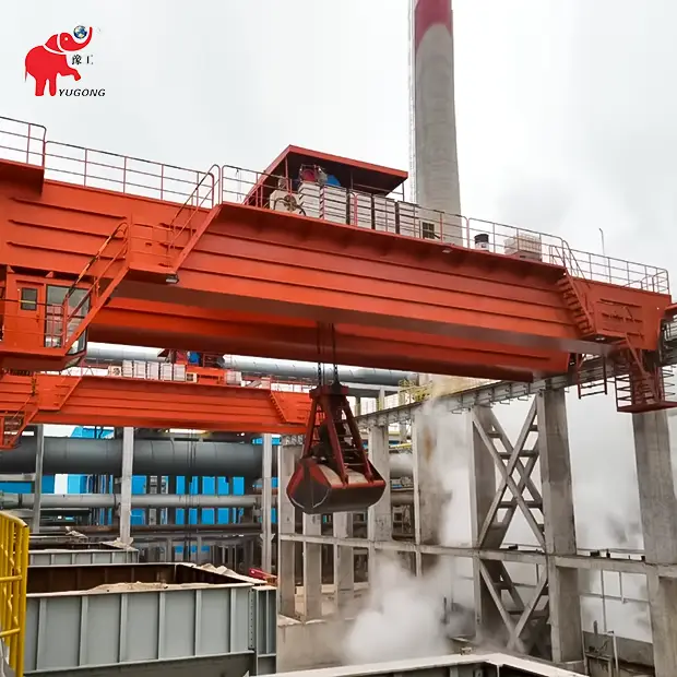 Мостовой грейферный кран QZ