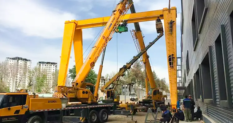 Однобалочный козловой кран