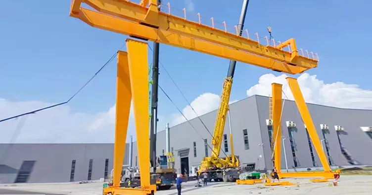 Однобалочный козловой кран типа A