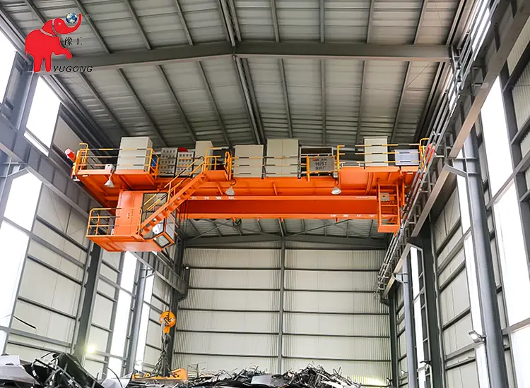 Магнитный мостовый кран QC