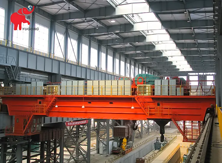 Металлургический мостовой кран QDY