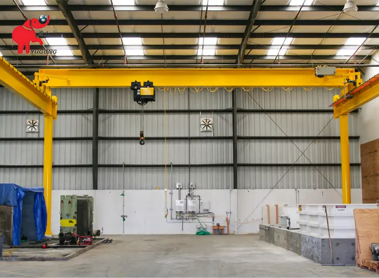 Европейский однобалочный мостовой кран HD