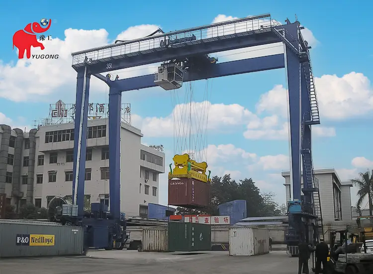 Козловой контейнерный кран RTG