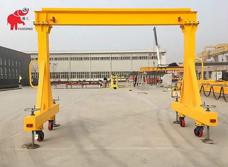 Мобильный козловой кран