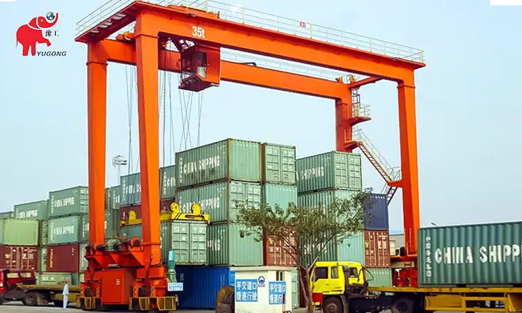 RTG контейнерный козловой кран